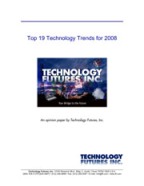 Top Technology Trends 2008 cover
